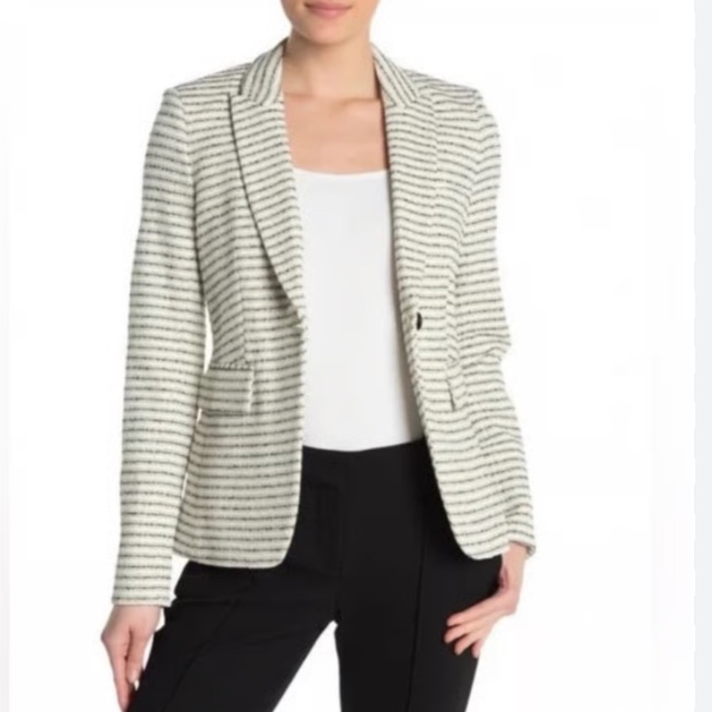 VERONICA BEARD Tweed Dicky Blazer Women’s 2